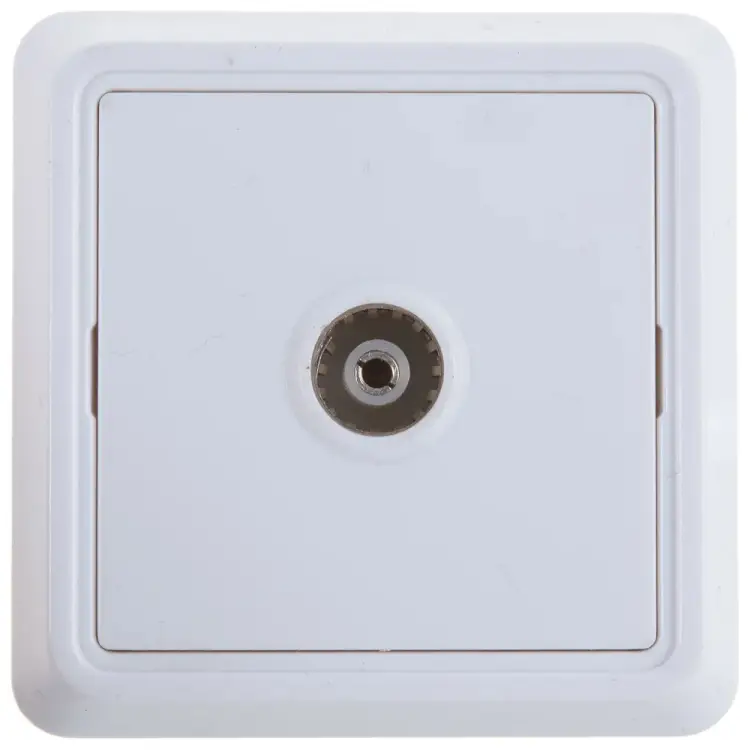 Одноместная телевизионная розетка IEK ОКТАВА EAO10-K01-DC