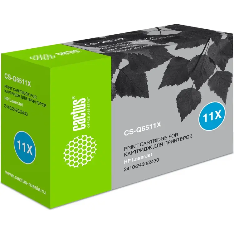 Лазерный картридж для hp lj 2410/2420/2420dn/2430 Cactus q6511x 807362