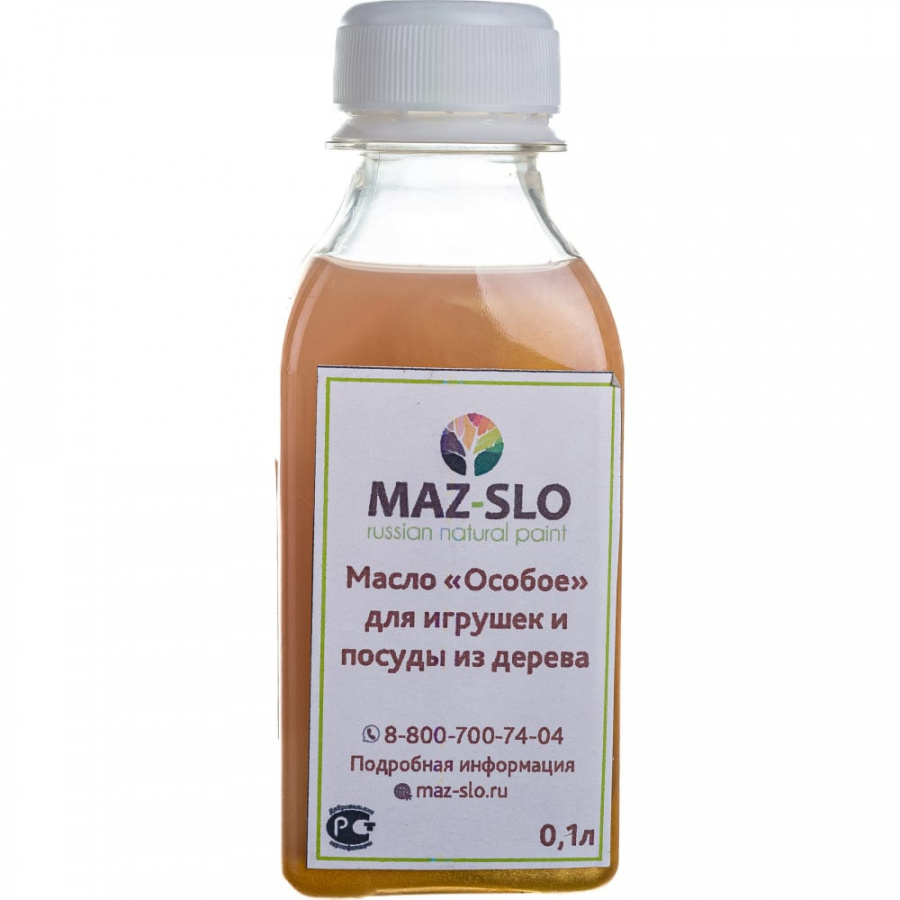 Масло для игрушек и посуды из дерева MAZ-SLO Особое