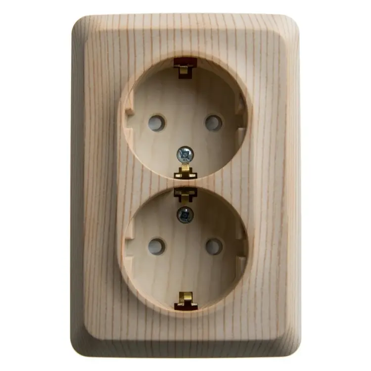 Угловая двойная розетка Systeme Electric ЭТЮД PA16-108D