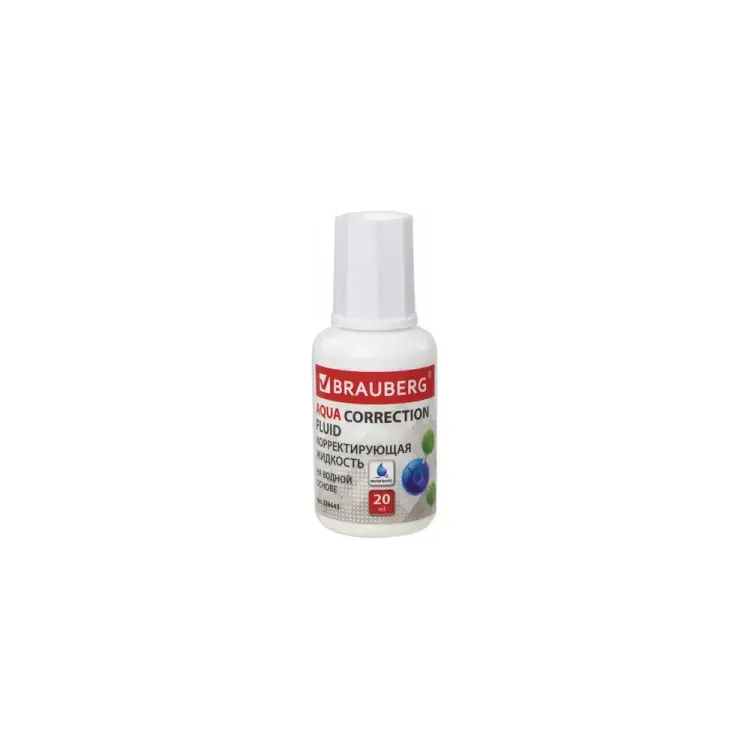 Корректирующая жидкость BRAUBERG Aqua 228643
