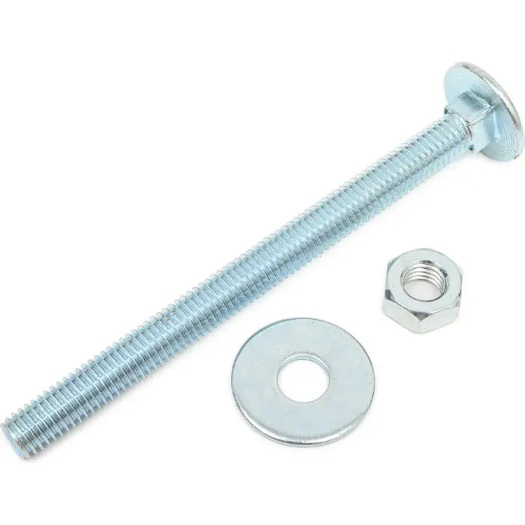 Оцинкованный болт Стройметиз М8х100 DIN603 2 шт. 3180201