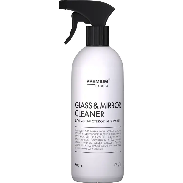 Средство для очистки стекол и зеркал PREMIUM HOUSE PH стекл/зеркл-0,5