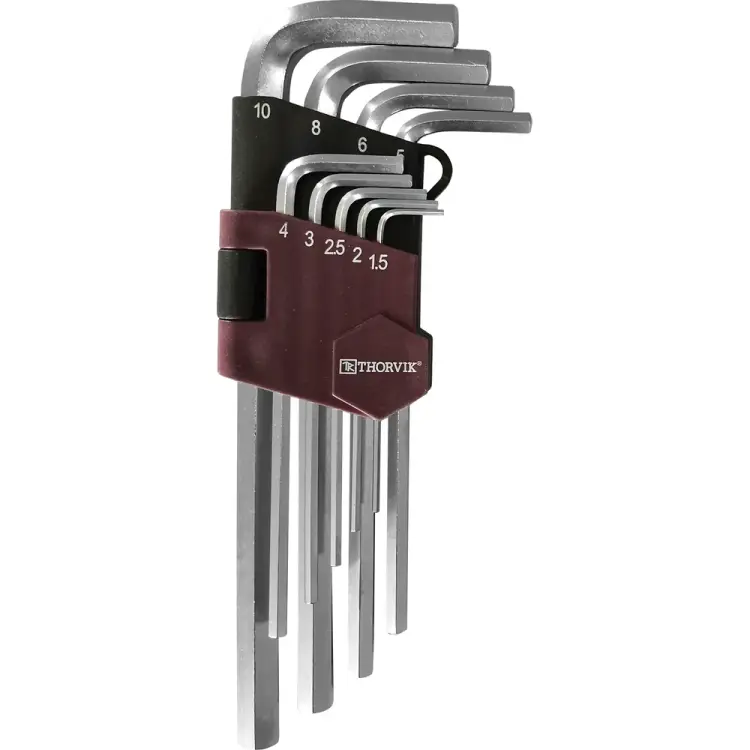 Набор торцевых шестигранных ключей THORVIK HK9S 53033