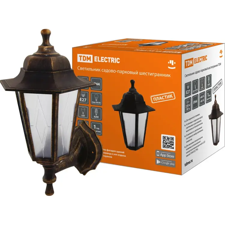 Садово-парковый настенный светильник TDM ELECTRIC НБУ 06-60-001 SQ0330-0771