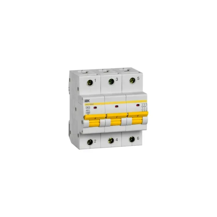 Автоматический выключатель IEK ВА47-100МА MVA43-3-063-D