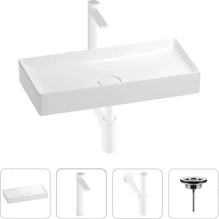 Раковина для ванной Wellsee Pure BY 201002705