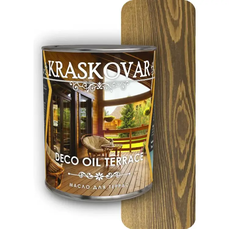 Масло для террас Kraskovar Deco Oil Terrace 1124