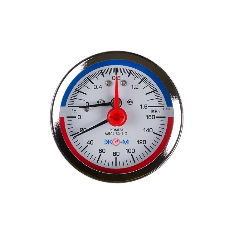 Термоманометр ЭКО-М Экомера МД04-80-G-1,6МПа-160-ОИ