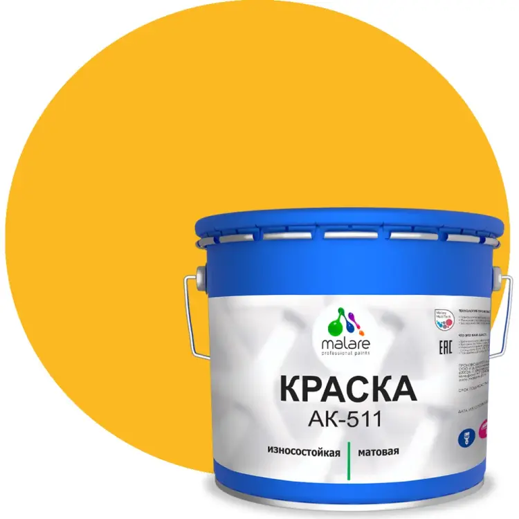 Краска для дорожной разметки MALARE АК-511 2015147336156