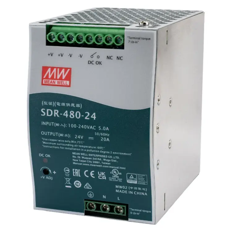 Источник питания Mean Well SDR-480-24 Т00288601