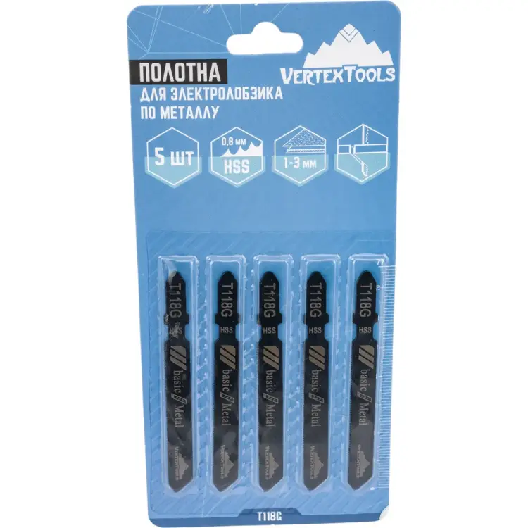 Полотно для электролобзика vertextools T118G Полотно для электролобзика vertextools T118G