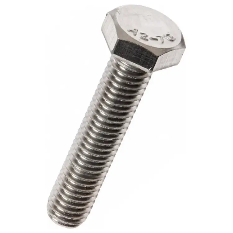 Болт ВИРТУОЗ 10x50мм din 933 - 2 шт 44505