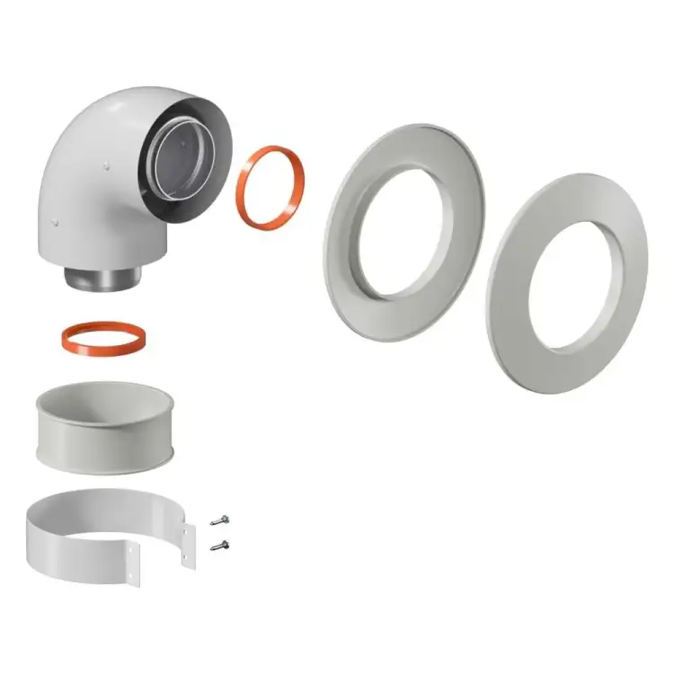 Отвод коаксиальный KRATS 60/100 (ARISTON) K-01AR