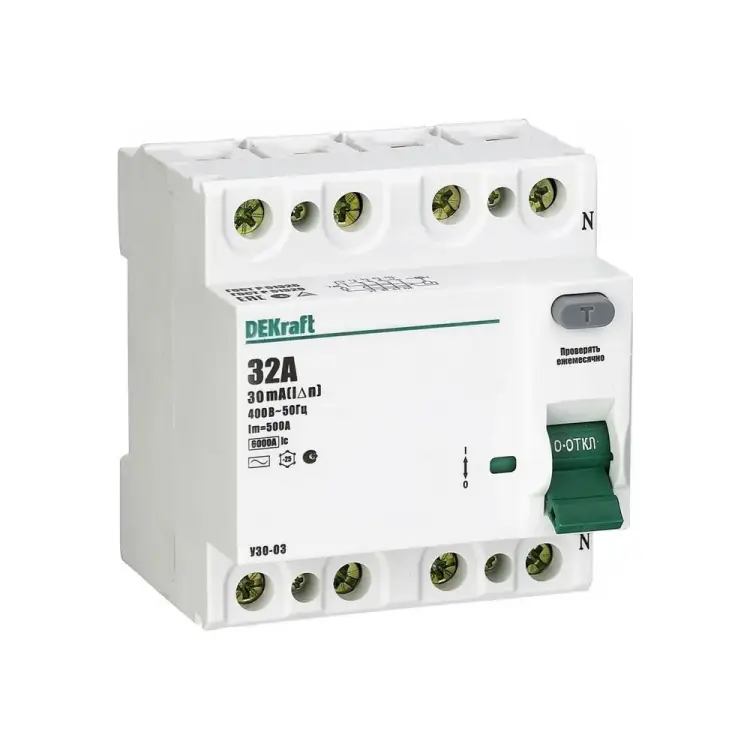 Выключатель дифференциального тока DEKraft УЗО03 14245DEK