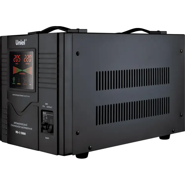 Однофазный релейный стабилизатор Uniel RS-1/5000 3112 Однофазный релейный стабилизатор Uniel RS-1/5000 3112