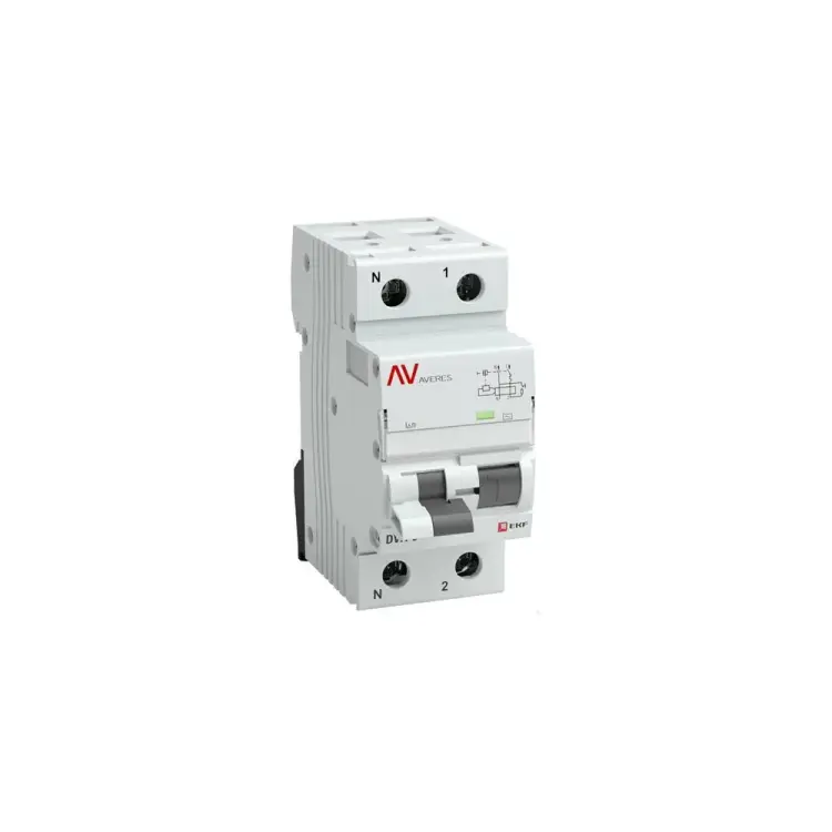 Дифференциальный автомат EKF AVERES DVA-6 rcbo6-1pn-25B-30-ac-av