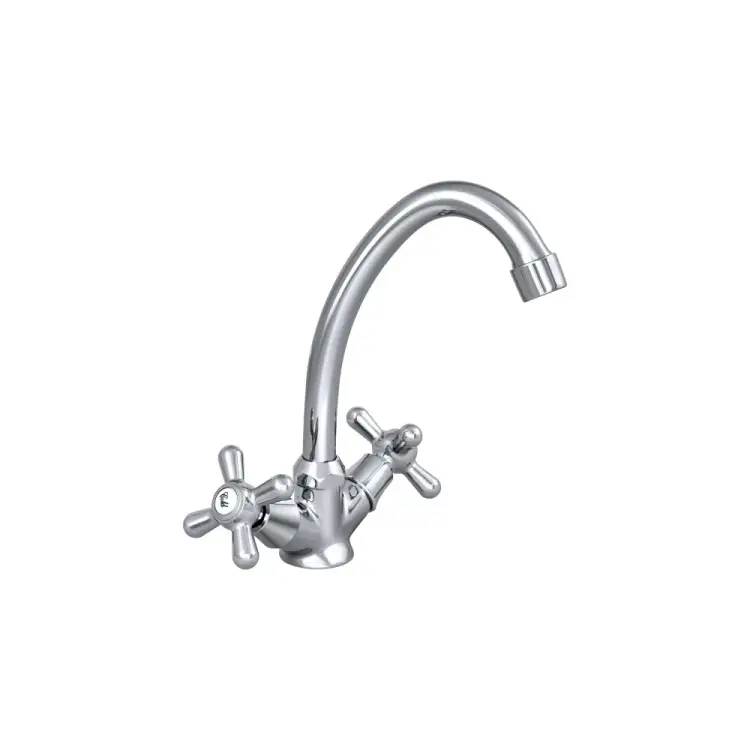 Двуручный смеситель для мойки/умывальника Славен СЛ-ДВ-О11