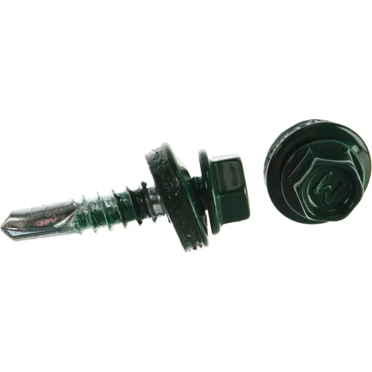 Саморез по металлу Daxmer 5,5х25 RAL6005 (250 шт.) 304303