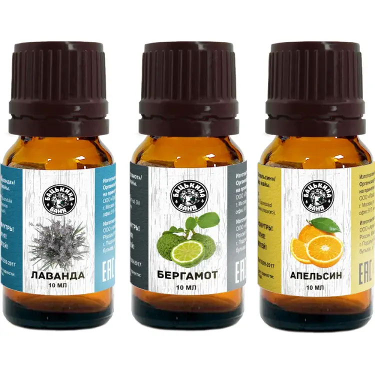 Набор эфирных масел Бацькина баня Приятный пар 16103 Набор эфирных масел Бацькина баня Приятный пар 16103