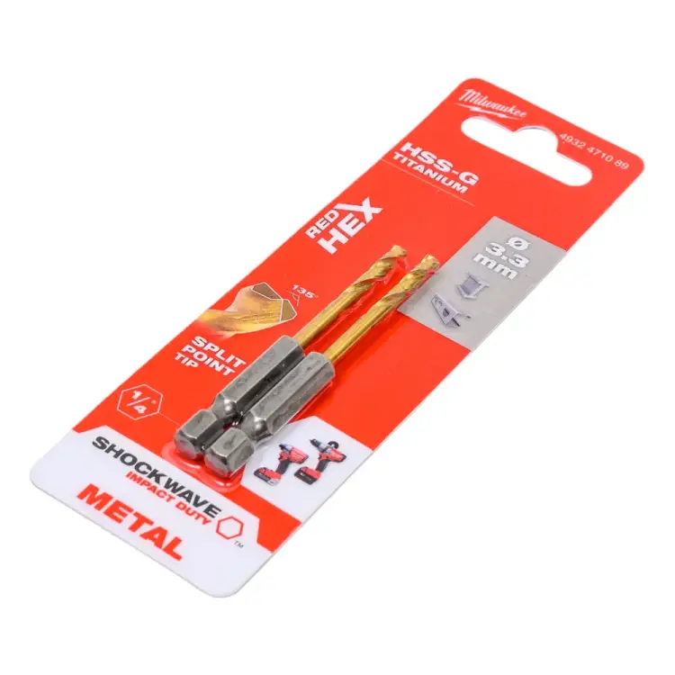 Сверло по металлу Milwaukee RedHEX 4932471089 Сверло по металлу Milwaukee RedHEX 4932471089
