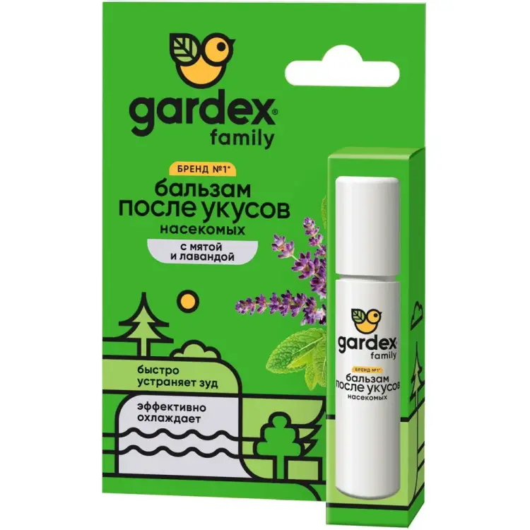 Роликовый бальзам после укусов Gardex Family 0146