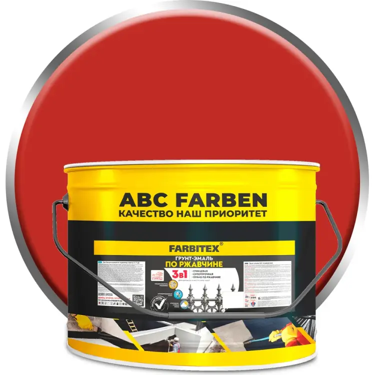 Грунт-эмаль по ржавчине Farbitex 4300014003 Грунт-эмаль по ржавчине Farbitex 4300014003