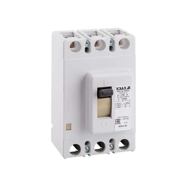 Автоматический выключатель КЭАЗ ВА04-36-340010-400А-4000-690AC-УХЛ3 107560