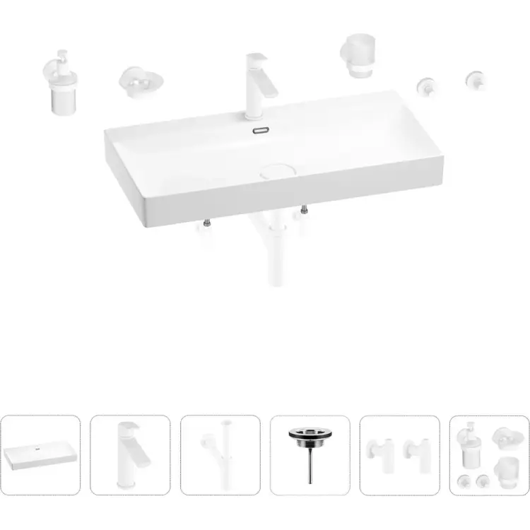 Раковина для ванной Wellsee Bromance 201007635