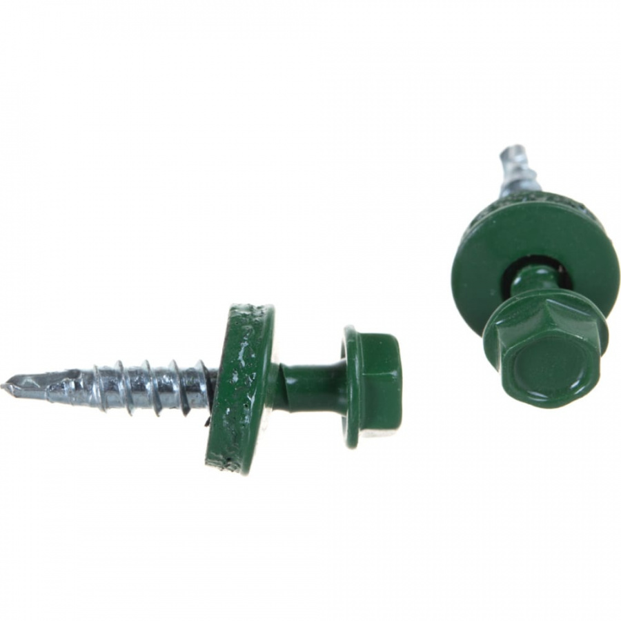 Саморез КР Невский Крепеж 4,8х28 RAL-6002 зелёный (60 шт.)
