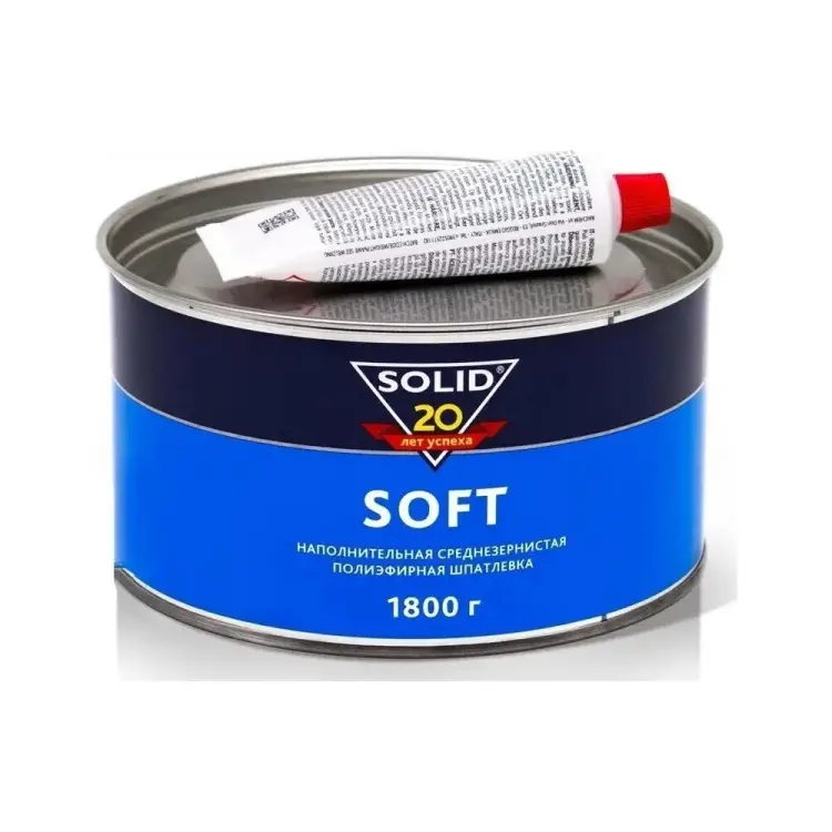 Наполнительная среднезернистая шпатлевка SOLID SOFT 312.1800 Наполнительная среднезернистая шпатлевка SOLID SOFT 312.1800