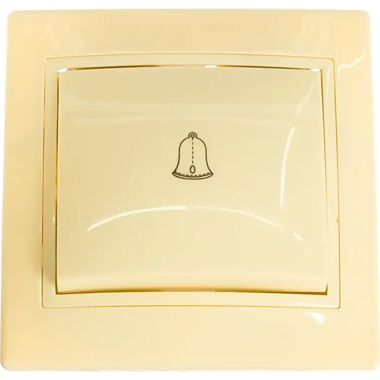 Кнопочный одноклавишный выключатель IEK КВАРТА EVK13-K33-10-DM