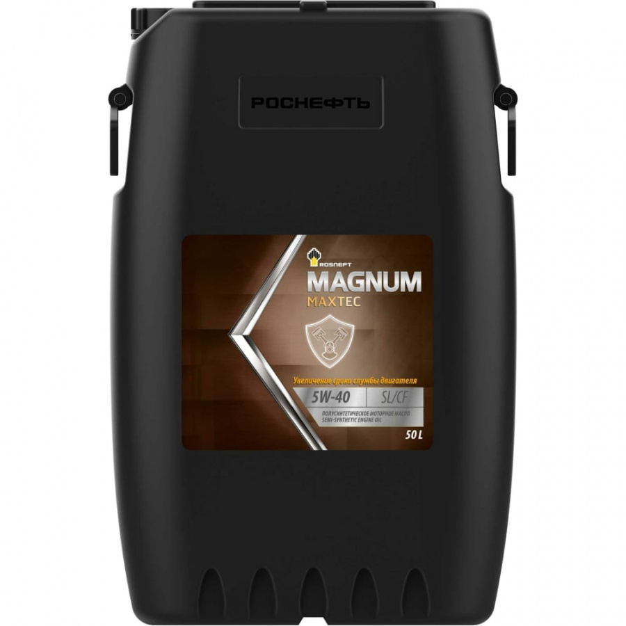 Полусинтетическое моторное масло Роснефть Magnum Maxtec 5W-40 API SL/CF