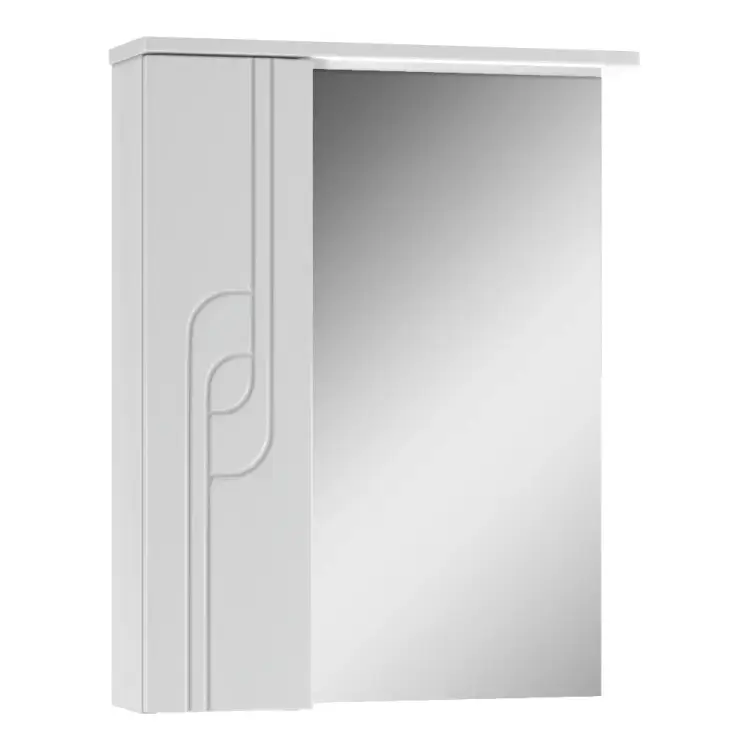 Левый шкаф-зеркало Айсберг Лилия 55 DA2006HZ