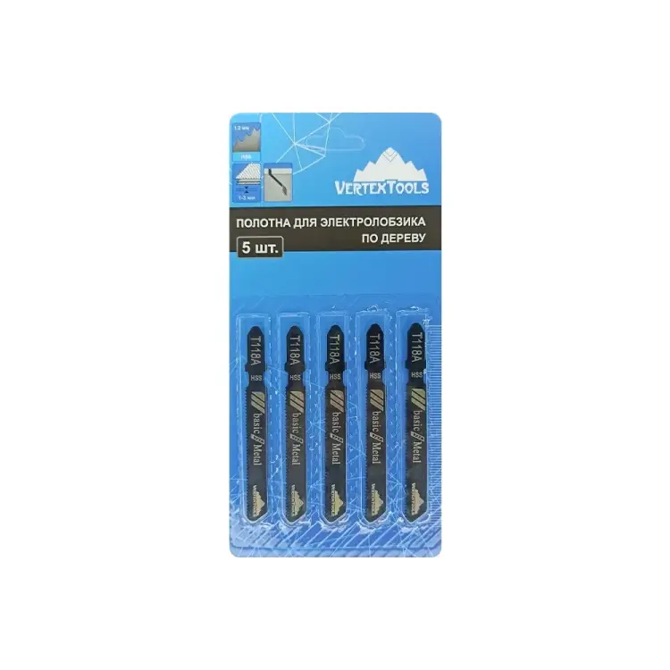 Полотно для электролобзика vertextools T118A Полотно для электролобзика vertextools T118A