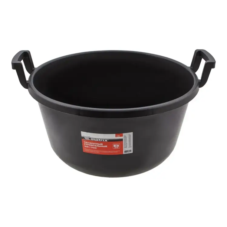 Строительный гибкий круглый таз MATRIX 81466 Строительный гибкий круглый таз MATRIX 81466