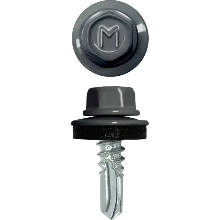 Саморез по металлу Daxmer №3 5,5х19 RAL7024 304280