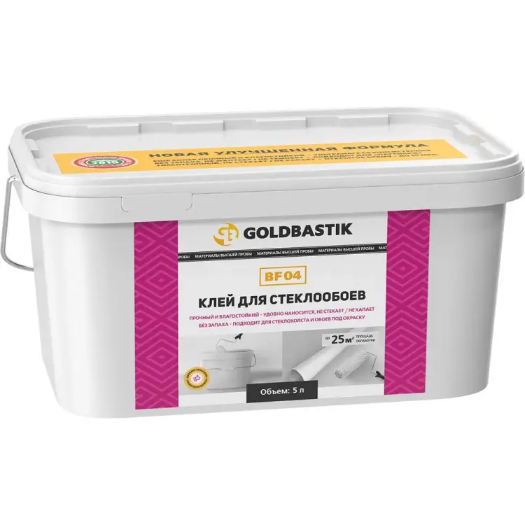 Клей для стеклообоев GOLDBASTIK BF 04 5 Клей для стеклообоев GOLDBASTIK BF 04 5