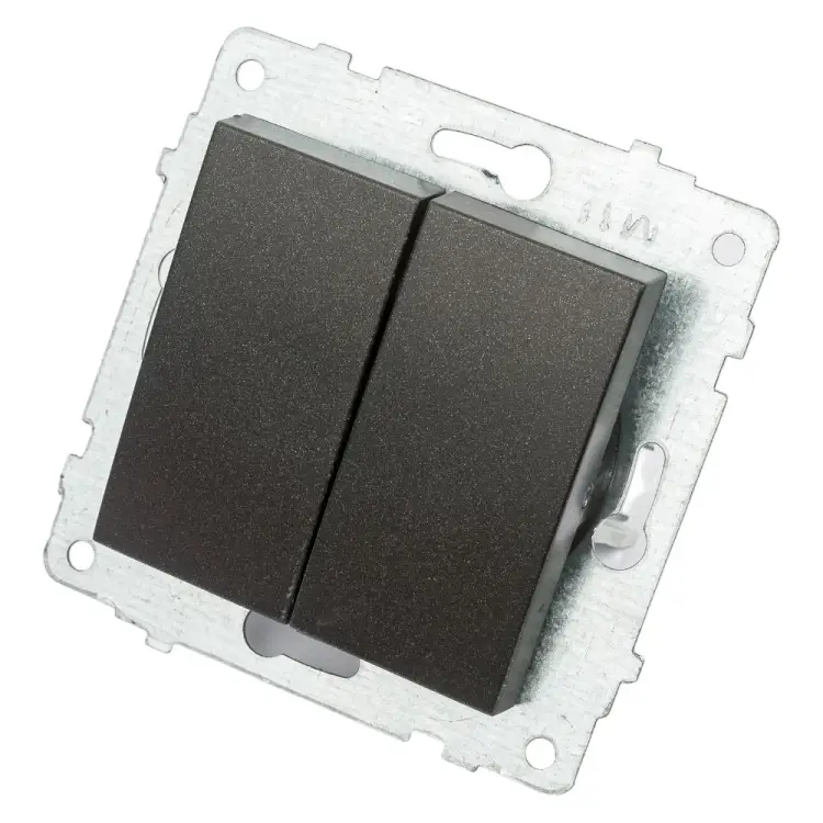 Механизм 2-клавишного выключателя OVIVO 600-000217-202