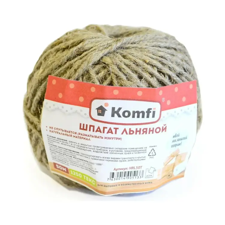 Льняной шпагат Komfi 86308 Льняной шпагат Komfi 86308