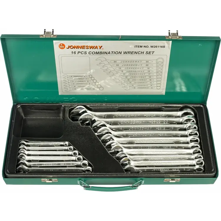 Набор комбинированных ключей Jonnesway W26116S Набор комбинированных ключей Jonnesway W26116S