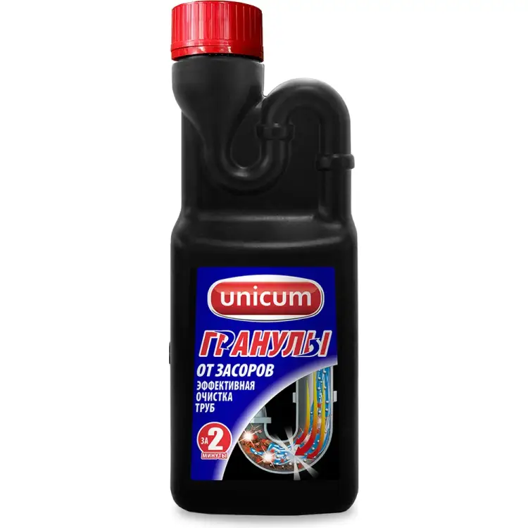 Гранулированное средство для прочистки канализационных труб UNICUM Tornado 304023