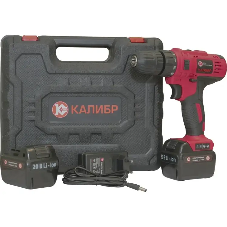 Аккумуляторная дрель Калибр ДА- 20 00000070734 Аккумуляторная дрель Калибр ДА- 20 00000070734
