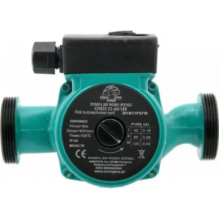 Циркуляционный насос Omnigena OMIS 32-60/180 00000360 Циркуляционный насос Omnigena OMIS 32-60/180 00000360