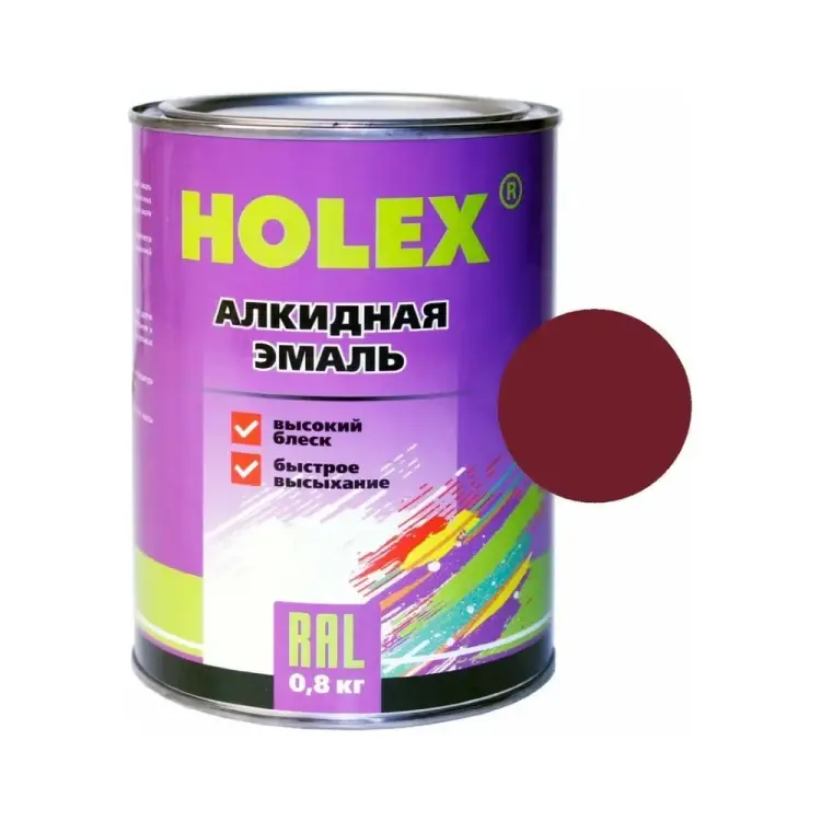 Алкидная автоэмаль Holex HAS-380648
