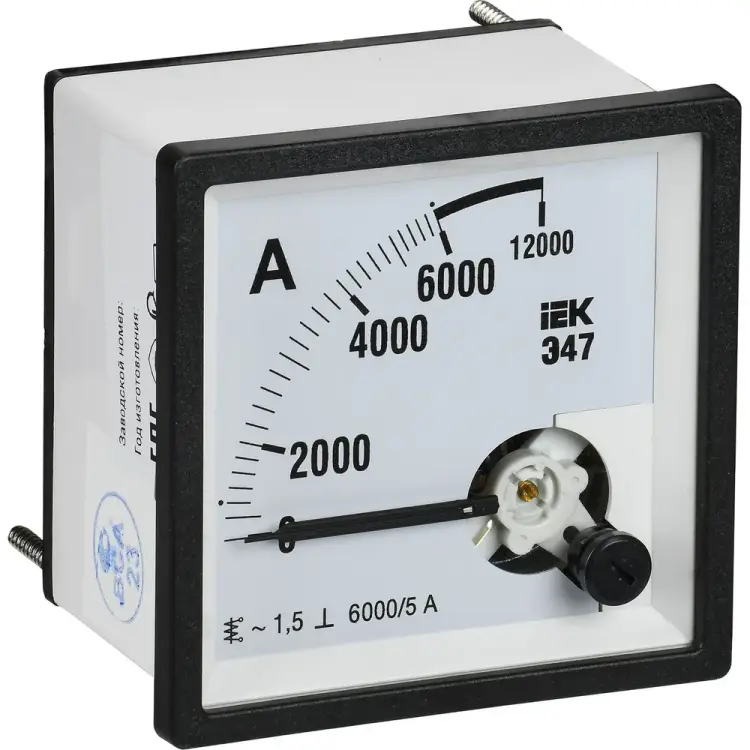 Амперметр IEK э47 IPA10-6-6000-E