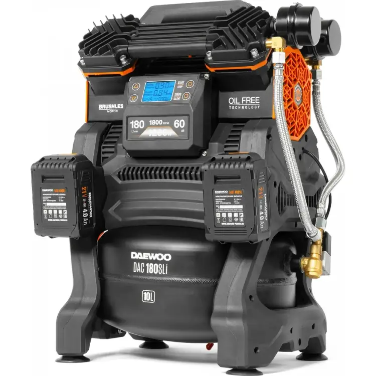 Поршневой аккумуляторный компрессор DAEWOO 42в/220в DAC 180S Li