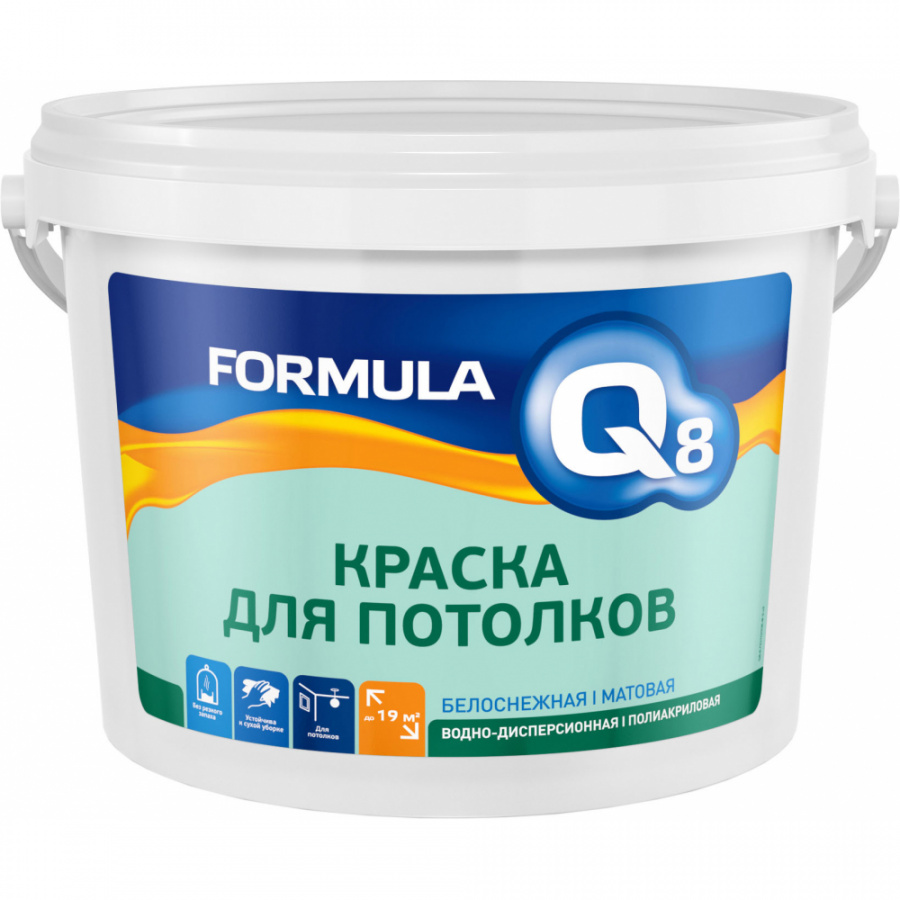 Водно-дисперсионная краска для потолков ПРЕСТИЖ Formula Q8