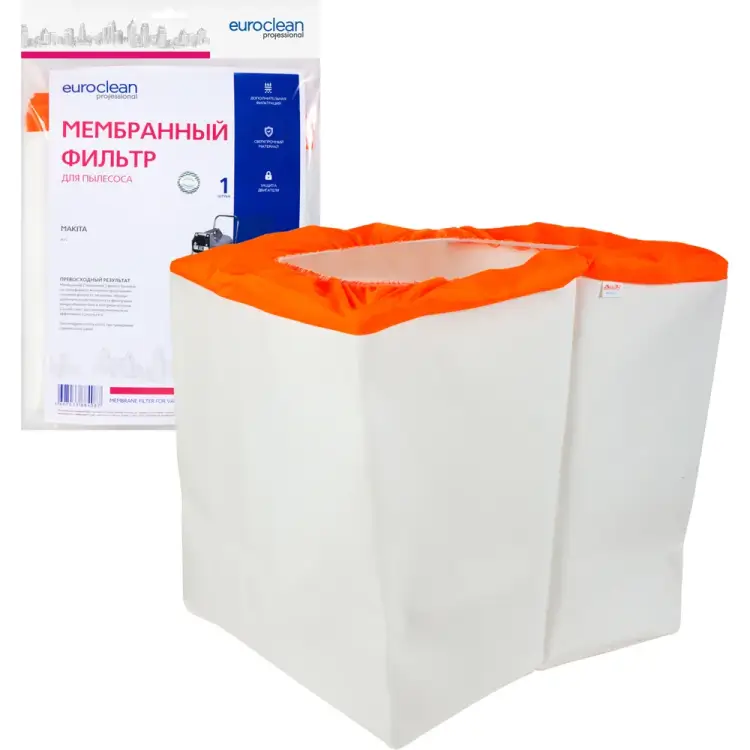 Мембранный матерчатый фильтр для пылесосов EURO Clean EUR MBF-319 Мембранный матерчатый фильтр для пылесосов EURO Clean EUR MBF-319