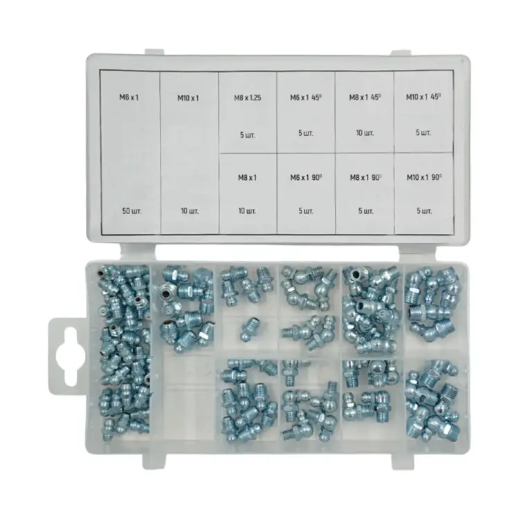 Набор фитингов для пресс-масленок WIEDERKRAFT WDK-214053